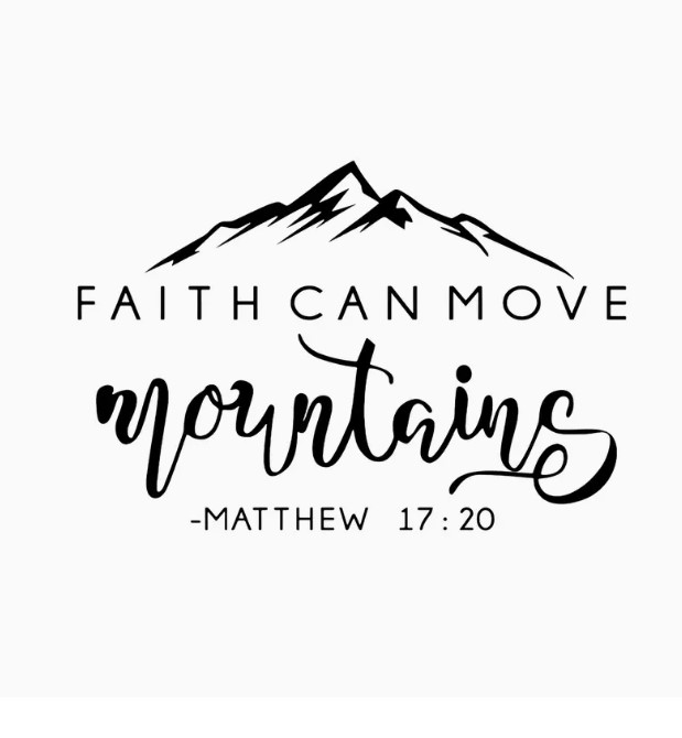 Car Sticker - Faith Mounting